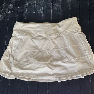 lululemon athletica white Mini Skirt size 2